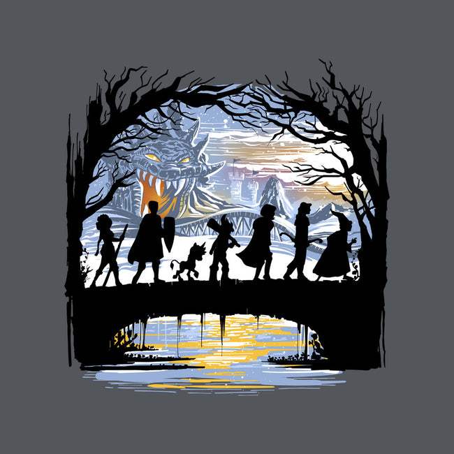 The Fellowship Of The Dungeons-None-Glossy-Sticker-zascanauta