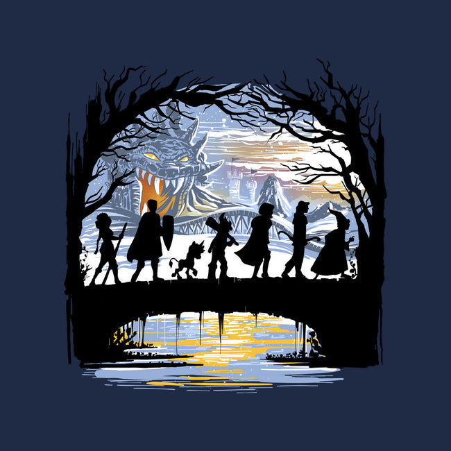 The Fellowship Of The Dungeons-Unisex-Basic-Tee-zascanauta