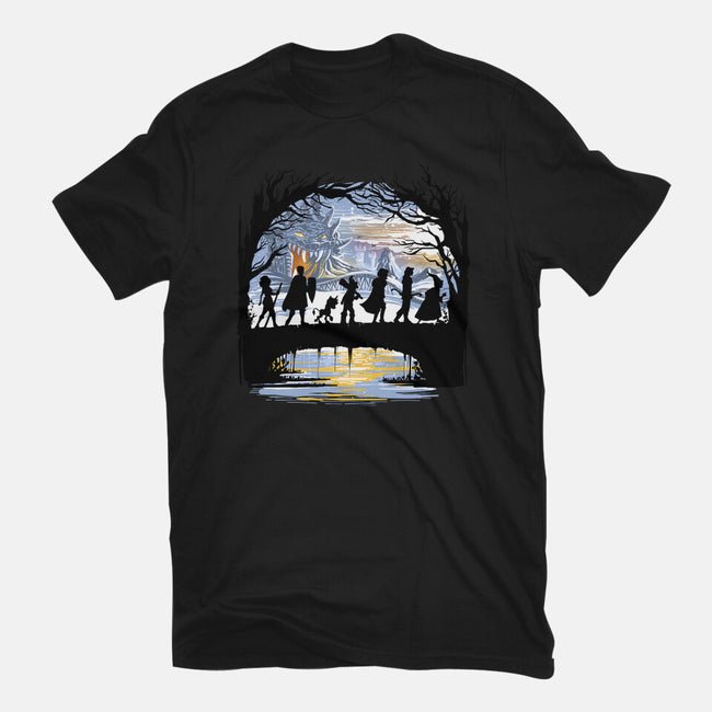 The Fellowship Of The Dungeons-Unisex-Basic-Tee-zascanauta