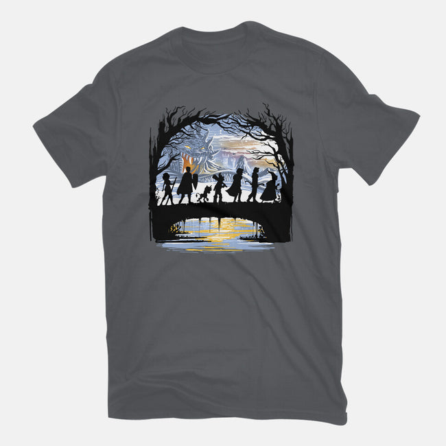 The Fellowship Of The Dungeons-Unisex-Basic-Tee-zascanauta