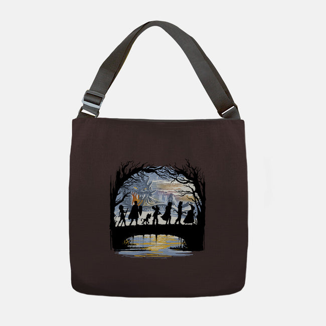 The Fellowship Of The Dungeons-None-Adjustable Tote-Bag-zascanauta