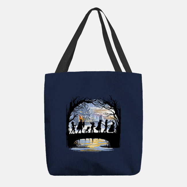 The Fellowship Of The Dungeons-None-Basic Tote-Bag-zascanauta