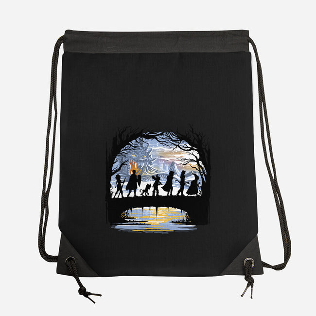 The Fellowship Of The Dungeons-None-Drawstring-Bag-zascanauta