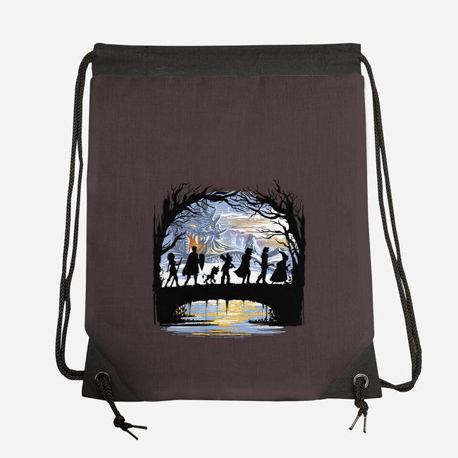 The Fellowship Of The Dungeons-None-Drawstring-Bag-zascanauta