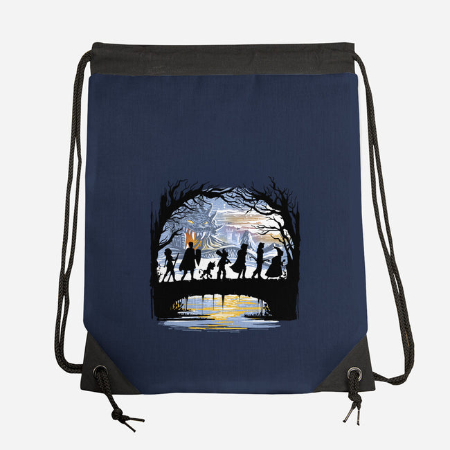 The Fellowship Of The Dungeons-None-Drawstring-Bag-zascanauta