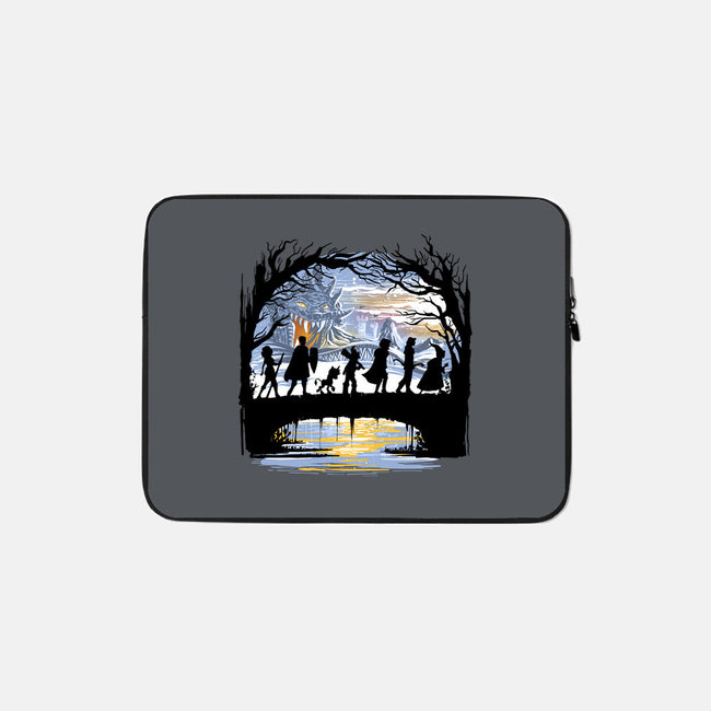 The Fellowship Of The Dungeons-None-Zippered-Laptop Sleeve-zascanauta