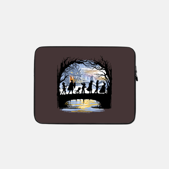 The Fellowship Of The Dungeons-None-Zippered-Laptop Sleeve-zascanauta