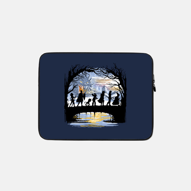 The Fellowship Of The Dungeons-None-Zippered-Laptop Sleeve-zascanauta