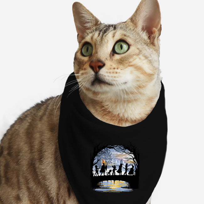 The Fellowship Of The Dungeons-Cat-Bandana-Pet Collar-zascanauta