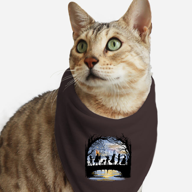 The Fellowship Of The Dungeons-Cat-Bandana-Pet Collar-zascanauta