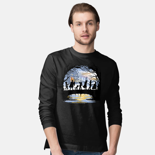 The Fellowship Of The Dungeons-Mens-Long Sleeved-Tee-zascanauta