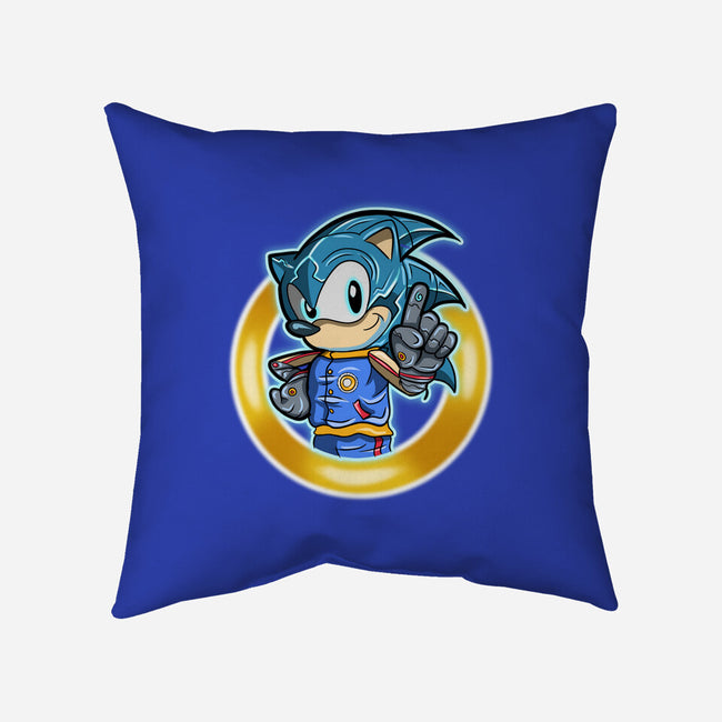 Cyber Runner-None-Removable Cover-Throw Pillow-nickzzarto