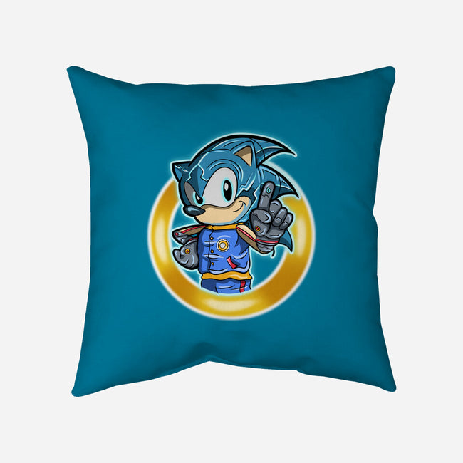 Cyber Runner-None-Removable Cover-Throw Pillow-nickzzarto