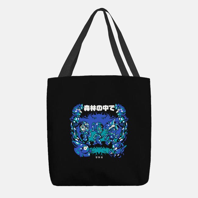 Walking The Woods-None-Basic Tote-Bag-Sketchdemao