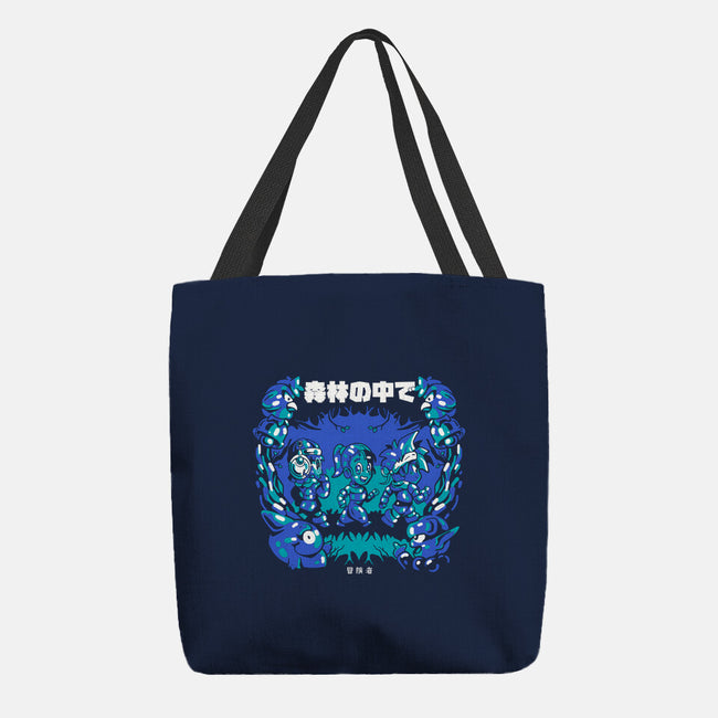 Walking The Woods-None-Basic Tote-Bag-Sketchdemao