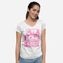 Saving Dreamland-Womens-V-Neck-Tee-Sketchdemao