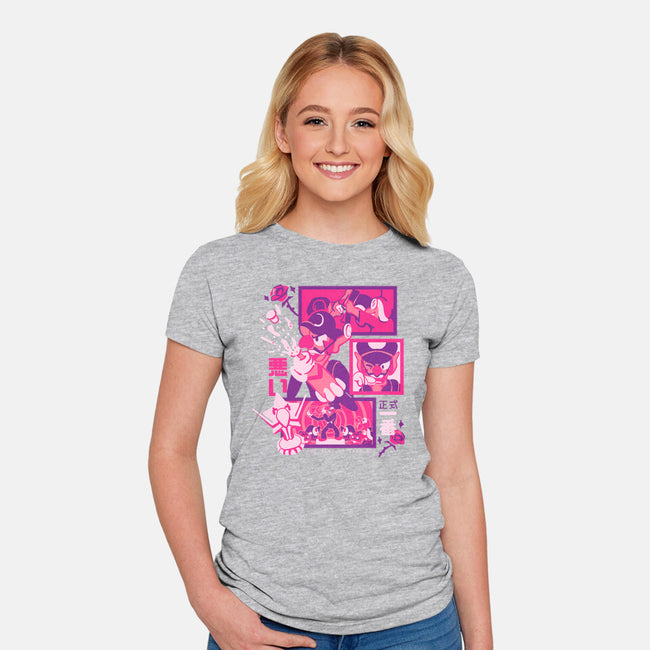 Baddy Number One-Womens-Fitted-Tee-Sketchdemao