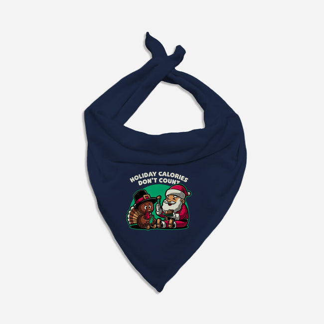 Holiday Food Calories-Dog-Bandana-Pet Collar-Studio Mootant