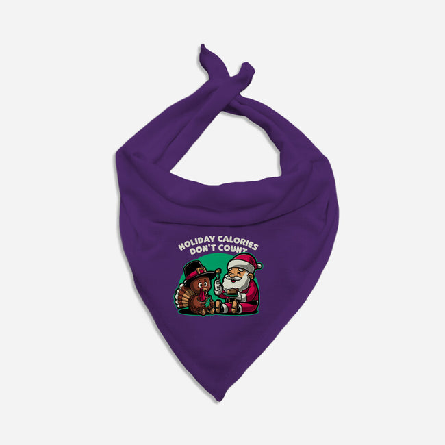 Holiday Food Calories-Dog-Bandana-Pet Collar-Studio Mootant