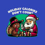 Holiday Food Calories-Womens-V-Neck-Tee-Studio Mootant