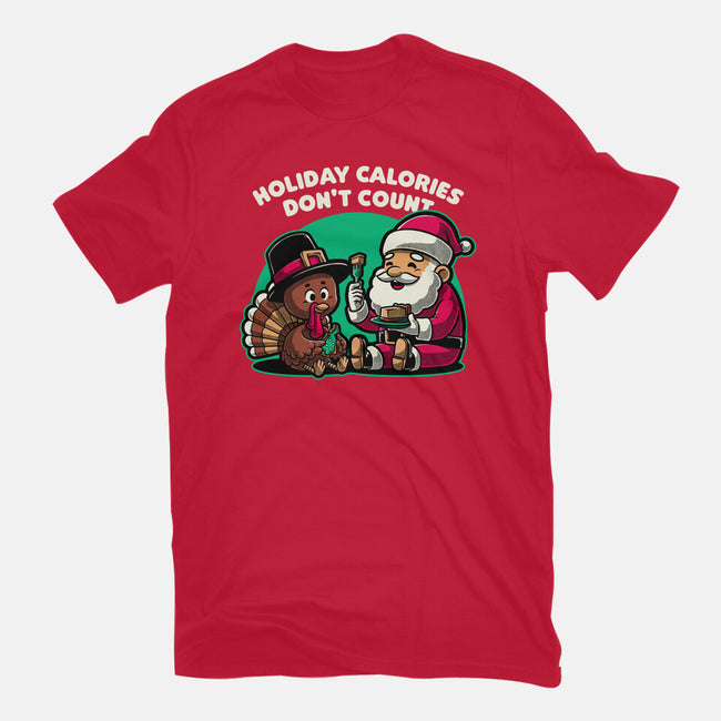 Holiday Food Calories-Mens-Heavyweight-Tee-Studio Mootant