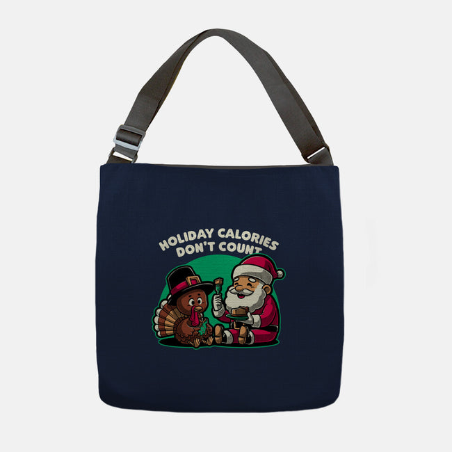 Holiday Food Calories-None-Adjustable Tote-Bag-Studio Mootant