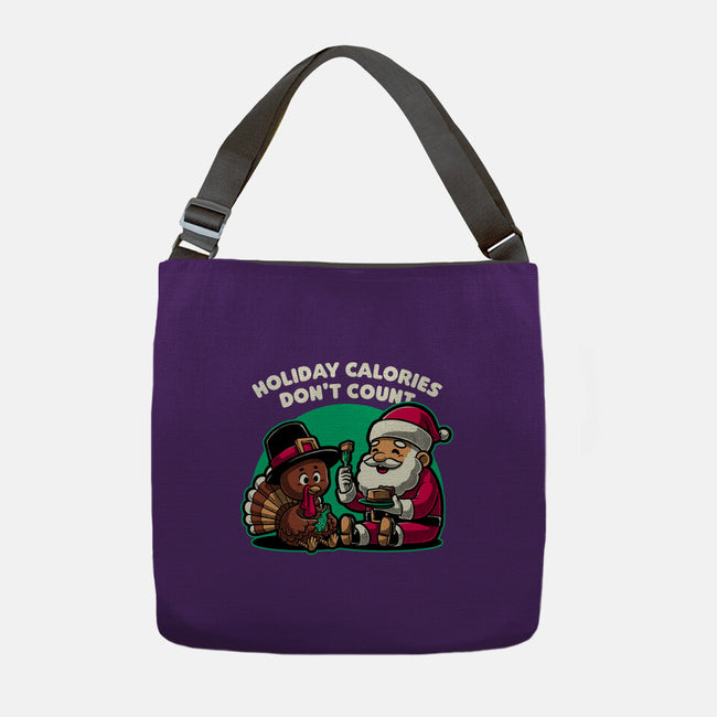 Holiday Food Calories-None-Adjustable Tote-Bag-Studio Mootant