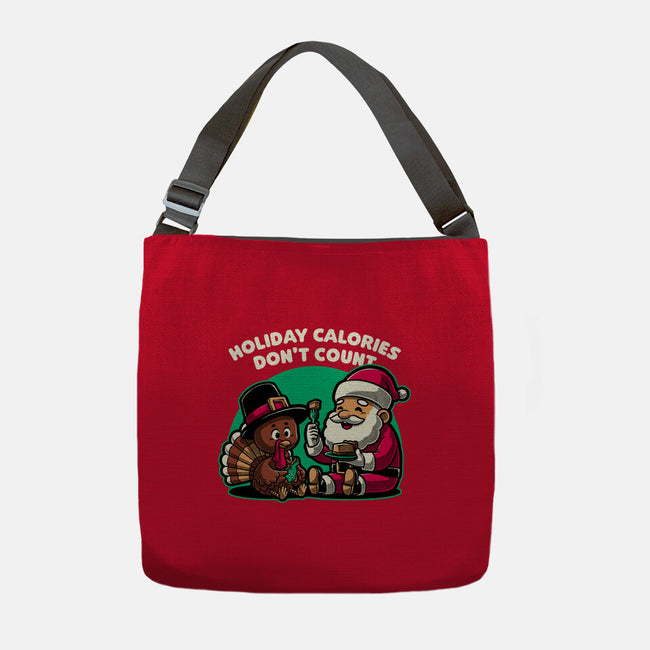 Holiday Food Calories-None-Adjustable Tote-Bag-Studio Mootant