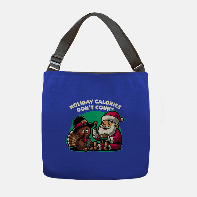 Holiday Food Calories-None-Adjustable Tote-Bag-Studio Mootant