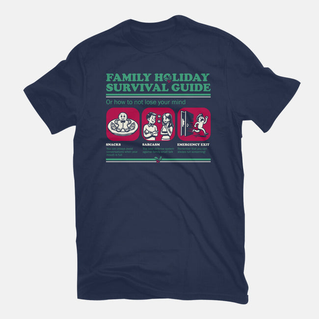 Family Holiday Survival Guide-Womens-Fitted-Tee-Studio Mootant