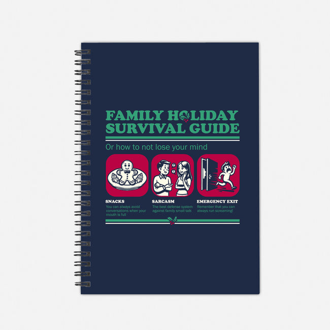 Family Holiday Survival Guide-None-Dot Grid-Notebook-Studio Mootant