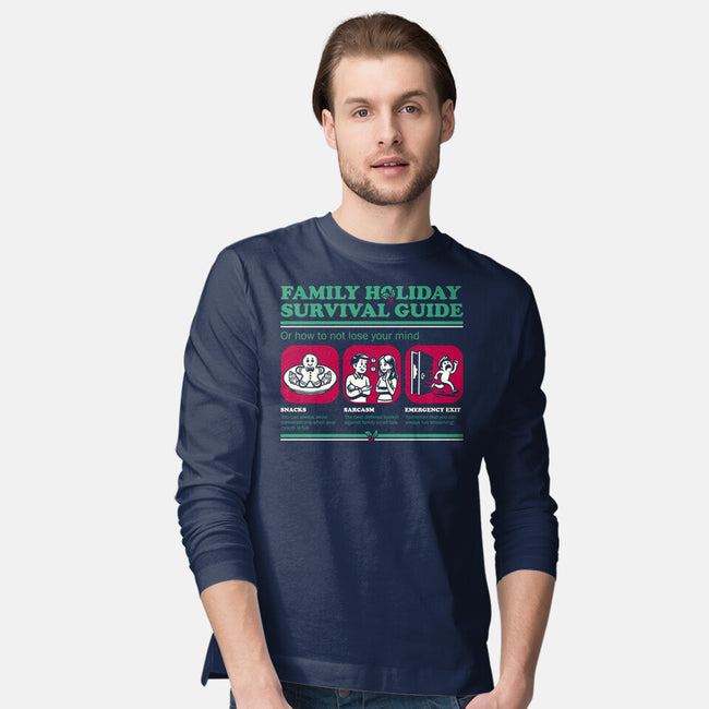 Family Holiday Survival Guide-Mens-Long Sleeved-Tee-Studio Mootant