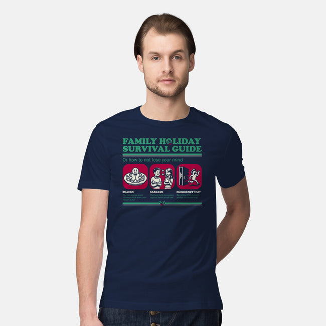 Family Holiday Survival Guide-Mens-Premium-Tee-Studio Mootant