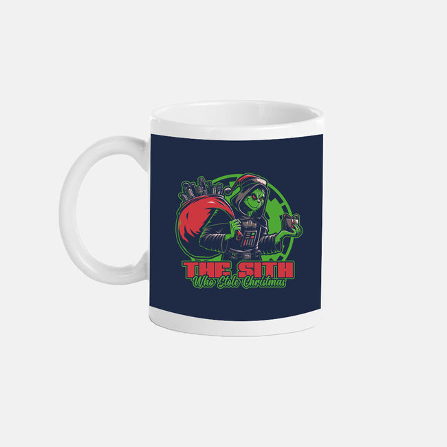 Evil Star Stealing Christmas-None-Mug-Drinkware-Studio Mootant