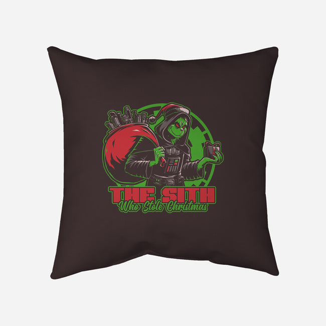 Evil Star Stealing Christmas-None-Non-Removable Cover w Insert-Throw Pillow-Studio Mootant