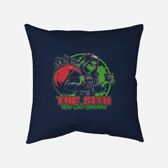 Evil Star Stealing Christmas-None-Non-Removable Cover w Insert-Throw Pillow-Studio Mootant