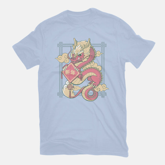 The Year Of The Dragon-Womens-Fitted-Tee-xMorfina