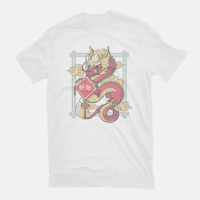 The Year Of The Dragon-Womens-Fitted-Tee-xMorfina