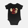 Spooky Cute Gramophone Ghosts-Baby-Basic-Onesie-xMorfina