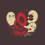 Spooky Cute Gramophone Ghosts-None-Indoor-Rug-xMorfina