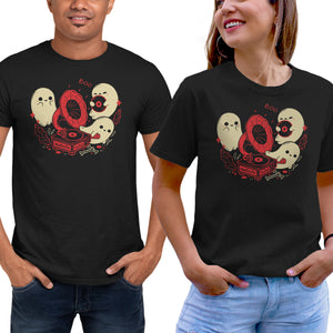 Spooky Cute Gramophone Ghosts