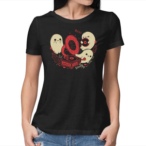 Spooky Cute Gramophone Ghosts
