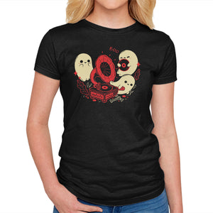 Spooky Cute Gramophone Ghosts