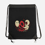 Spooky Cute Gramophone Ghosts-None-Drawstring-Bag-xMorfina