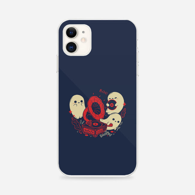 Spooky Cute Gramophone Ghosts-iPhone-Snap-Phone Case-xMorfina