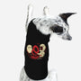 Spooky Cute Gramophone Ghosts-Dog-Basic-Pet Tank-xMorfina