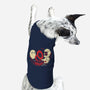 Spooky Cute Gramophone Ghosts-Dog-Basic-Pet Tank-xMorfina