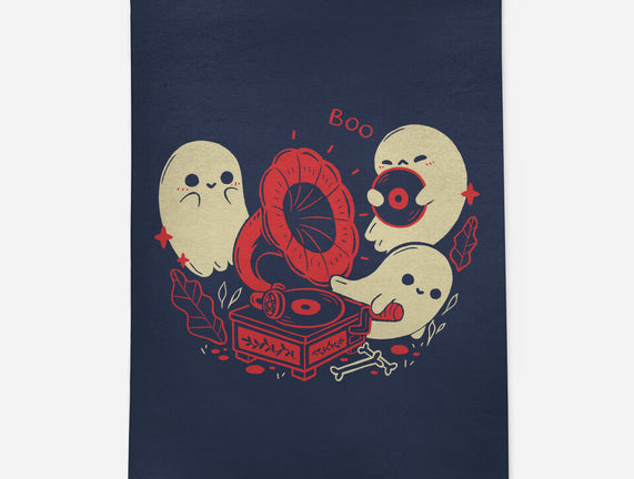 Spooky Cute Gramophone Ghosts