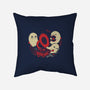 Spooky Cute Gramophone Ghosts-None-Non-Removable Cover w Insert-Throw Pillow-xMorfina