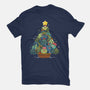 Succulents Xmas Tree-Womens-Fitted-Tee-Vallina84